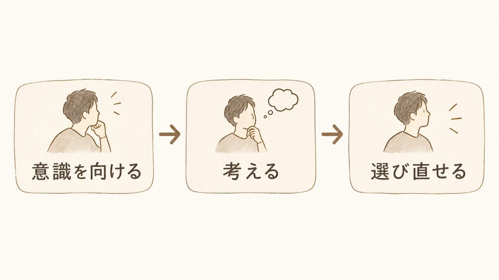 自分のゴールに意識を向けると、選び直せる